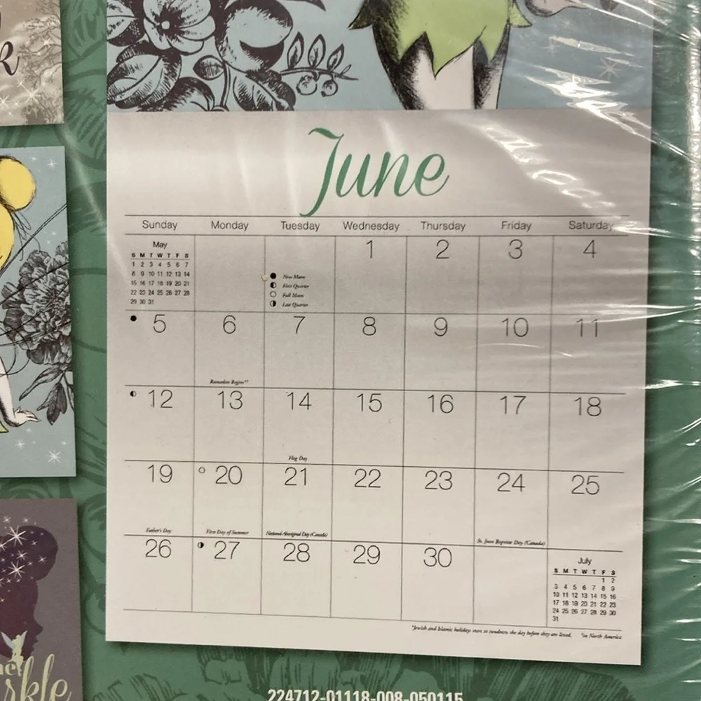 Disney calendar 2016 new